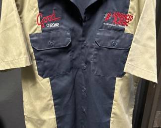 Dickies Vtg "Advanced Plating" Button-Down Work