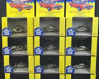 (12) Rare Gold ThunderJet500 Retro Pull-Backs