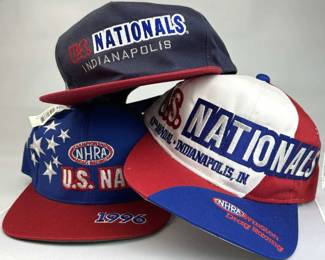 (3) Assorted U.S. Nationals Snapback Caps