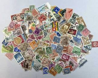Vintage World Stamps Assortment, Bundle A