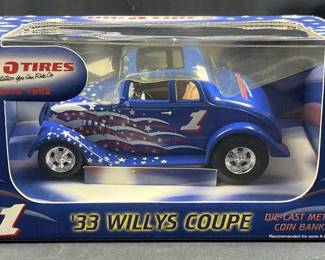 BigO '33 Willys Coupe 1:24 Die-Cast Coin Bank