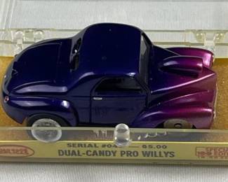 Vtg. Dual-Candy Pro Willys Slot Car R.R. #045