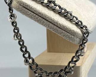 835 Silver Vintage Charm Bracelet