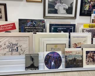 Posters, Albums, Banners, Vinyls, Autographs, etc.