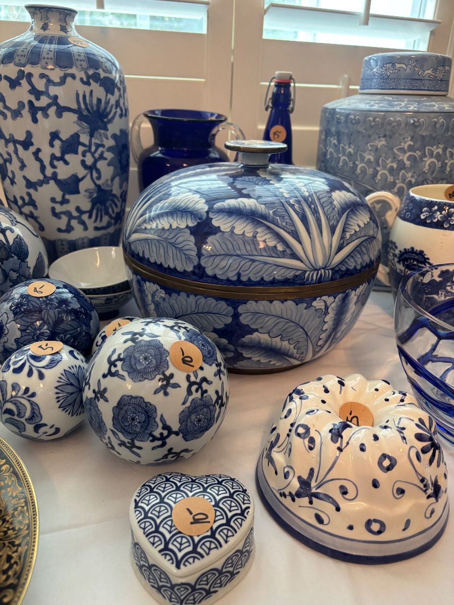 Tons of blue and white!