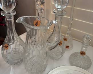 beautiful crystal, some signed