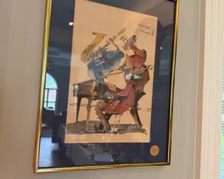 one of two water colors