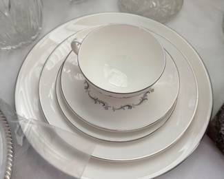 One of many sets of china