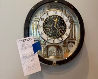 cutest clock ever!! Chimes great songs every hour