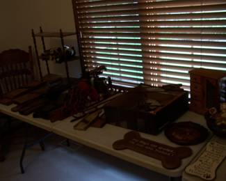 WOODEN SIGNS & MISC.