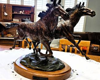 Horse sculpture