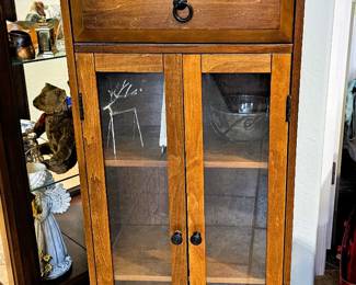 Wood display case