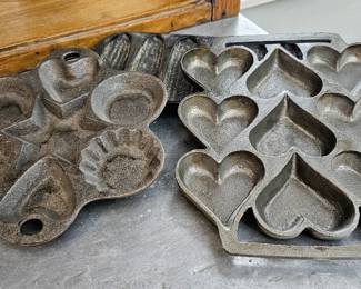 Vintage baking molds