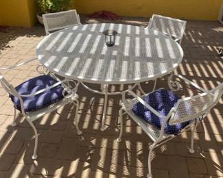 Patio Table And Four Chairs