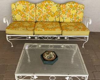 Patio Sofa And Table