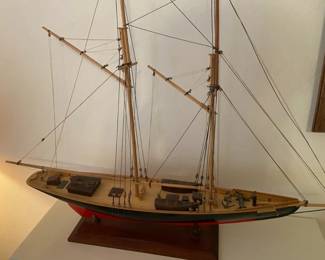 Bluenose Model Sailing Ship