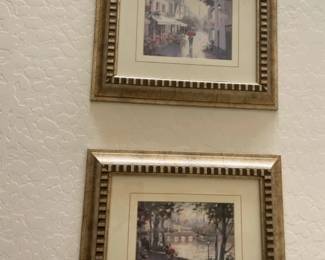 Two Watercolor Prints By Marilyn Simandle