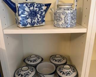 Blue And White Decor Galore