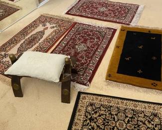 Fabulous Five Rugs And Foot Stool