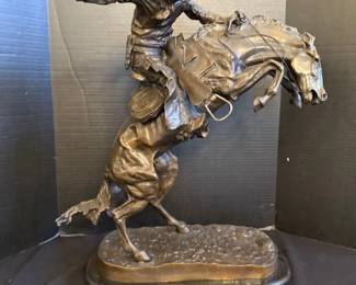 Bronco Buster By Frederic Remington