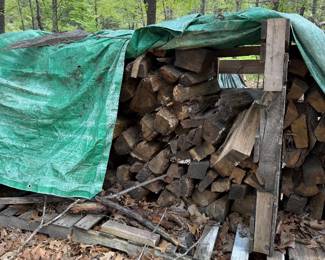 Firewood. Split and stacked. About 2 yrs old. Will sell by the rick (4’x 8’) 