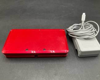 Red Nintendo 3DS Handheld