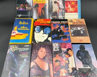 Concert & Music VHS Tapes