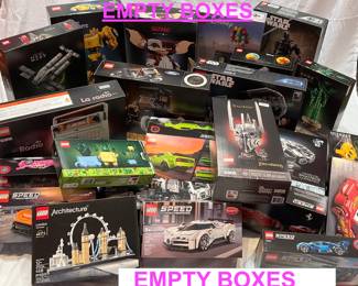 Empty Lego Boxes