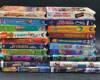Cartoon & Kids VHS Tapes