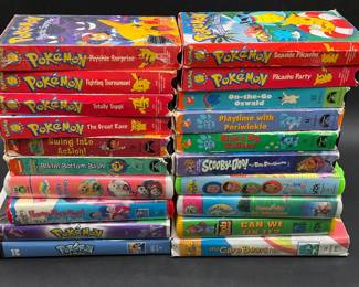 Cartoon & Kids VHS Tapes