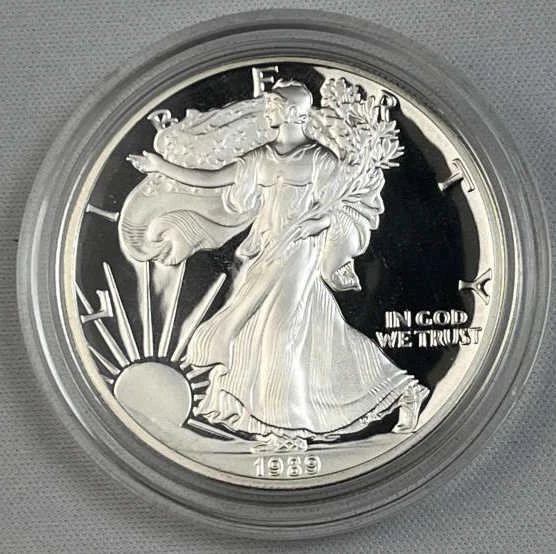 1989 Proof American Silver Eagle 1oz .999