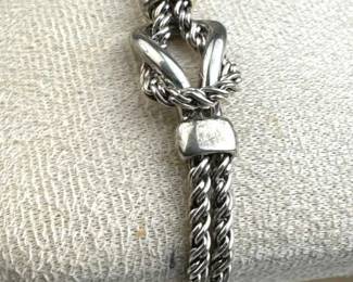 925 Silver Tiffany & Co. Love Knot Bracelet
