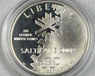 2002 Proof Silver Salt Lake Olympics US 90%