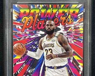 2025 Lebron James Topps Power Players PSA 8