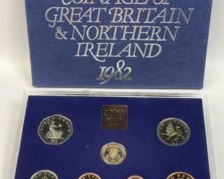 1982 Coinage of the United Kingdom & N. Ireland