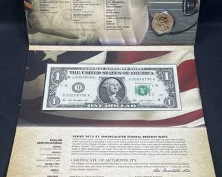 2016 Native Code Talkers $1 Coin & Currency Set