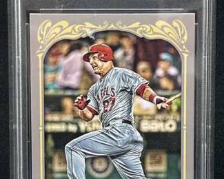 2012 Mike Trout Rookie Topps Gypsy PSA 7