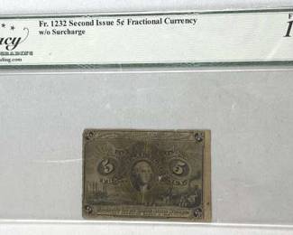 1863 US 5 Cent Fractional, 2nd Issue, Legacy 15