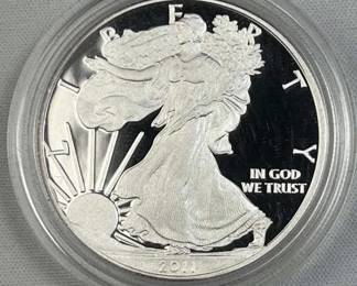 2011 Proof American Silver Eagle 1oz .999