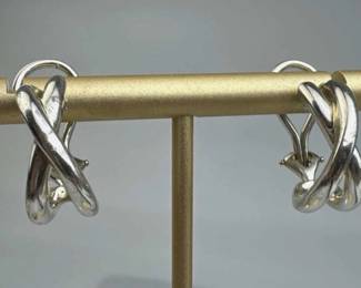 925 Silver T & Co. Paloma Picasso Le Circle Earrin