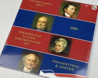 2008 US Mint Presidential $1 Coin Uncirc. Set