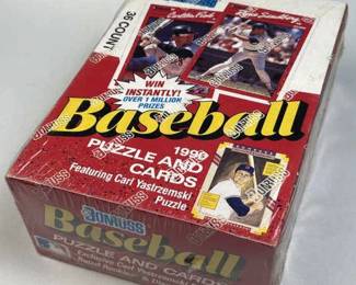 1990 Donruss Baseball Puzzle & Cards Box Sealed