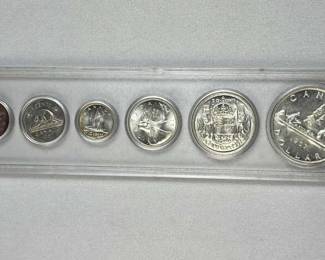 1957 Canada Mint Silver Coin Set, Uncirculated