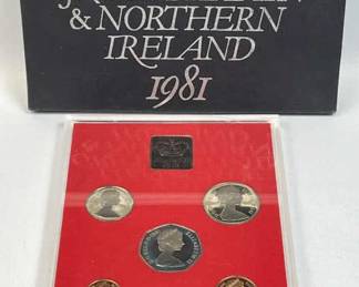 1981 Coinage of the United Kingdom & N. Ireland