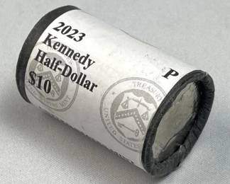 2023 JFK Clad BU Half Dollars Roll of (20)