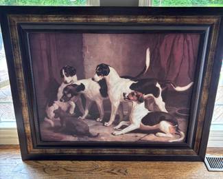 Lots of framed art 