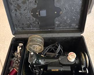 Singer Sewing Machine in its Case