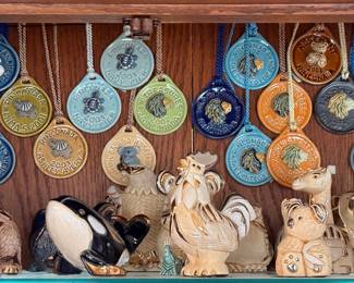 Artesania Rinconada collection shown across multiple display cases, including full display views and section photos. Entire collection is being sold as one lot. Absolutely no cherry picking. Display cases are not included and will be sold separately. Highest and best offers accepted during sale days only. All offers due by 4:00 PM Saturday, May 16, 2026.