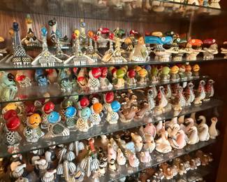 Artesania Rinconada collection shown across multiple display cases, including full display views and section photos. Entire collection is being sold as one lot. Absolutely no cherry picking. Display cases are not included and will be sold separately. Highest and best offers accepted during sale days only. All offers due by 4:00 PM Saturday, May 16, 2026.