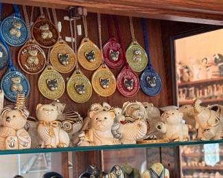 Artesania Rinconada collection shown across multiple display cases, including full display views and section photos. Entire collection is being sold as one lot. Absolutely no cherry picking. Display cases are not included and will be sold separately. Highest and best offers accepted during sale days only. All offers due by 4:00 PM Saturday, May 16, 2026.